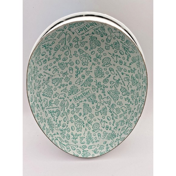 Easter Egg Paper Mache Vintage Nestler Made in Germany Used 6X4 Inches - Picture 13 of 14